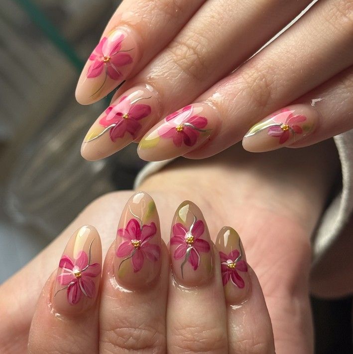 Custom manicure created at Nail Pro in Silverdale